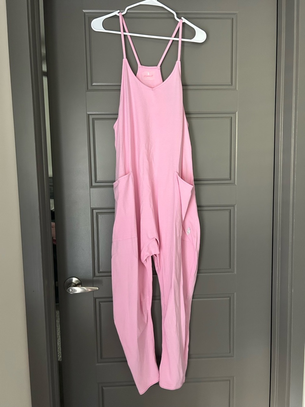 NWOT Free People Movement Hotshot Onesie Sz XS *pink/oversized*